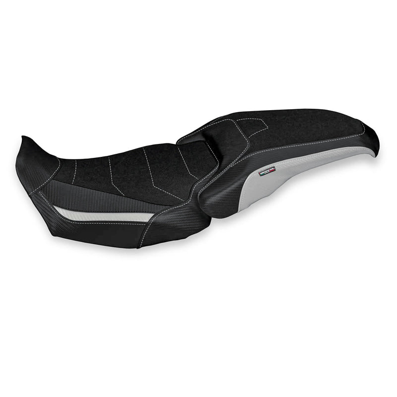 Honda CB650R 2019-2023 Seat Cover Tappezzeria Italia in Silver and Black
