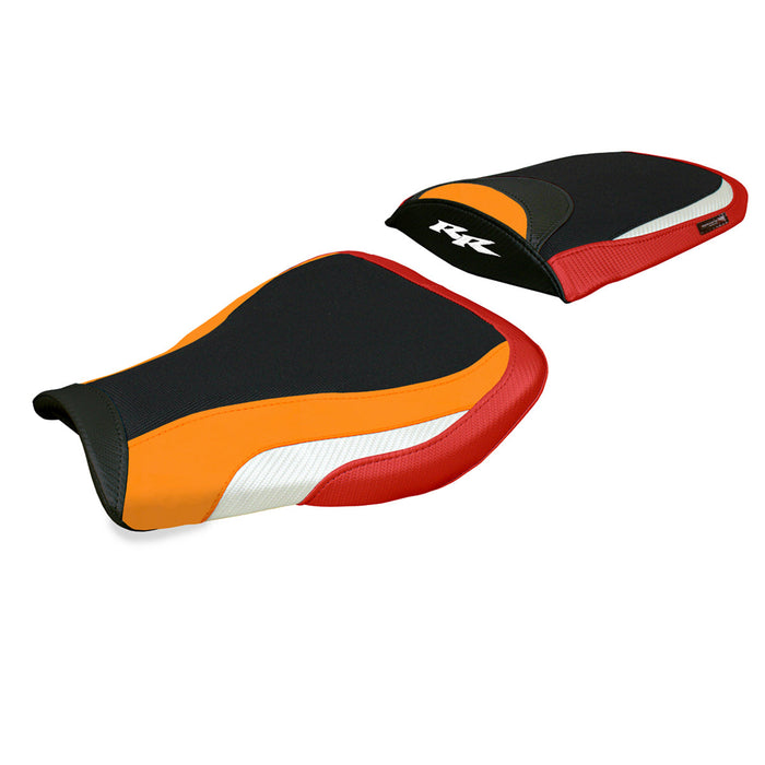 Honda CBR 600 RR 2007-2024 Seat Cover Tappezzeria White Red Orange