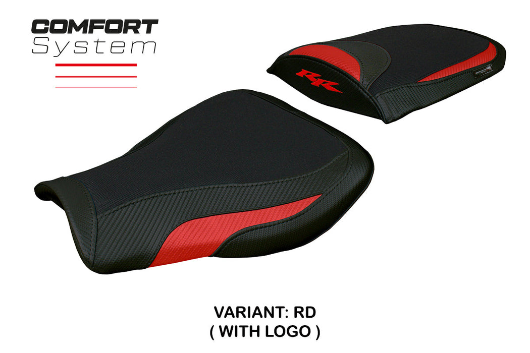 Honda CBR 600 RR 2007-2024 Seat Cover Tappezzeria Comfort Red Black