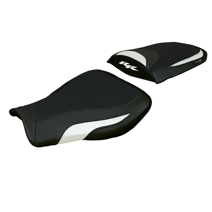 Honda CBR 600 RR 2007-2024 Seat Cover Tappezzeria Comfort White Black