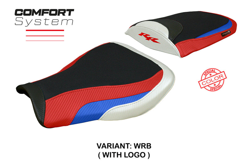 Honda CBR 600 RR 2007-2024 Seat Cover Tappezzeria Comfort White Red Blue