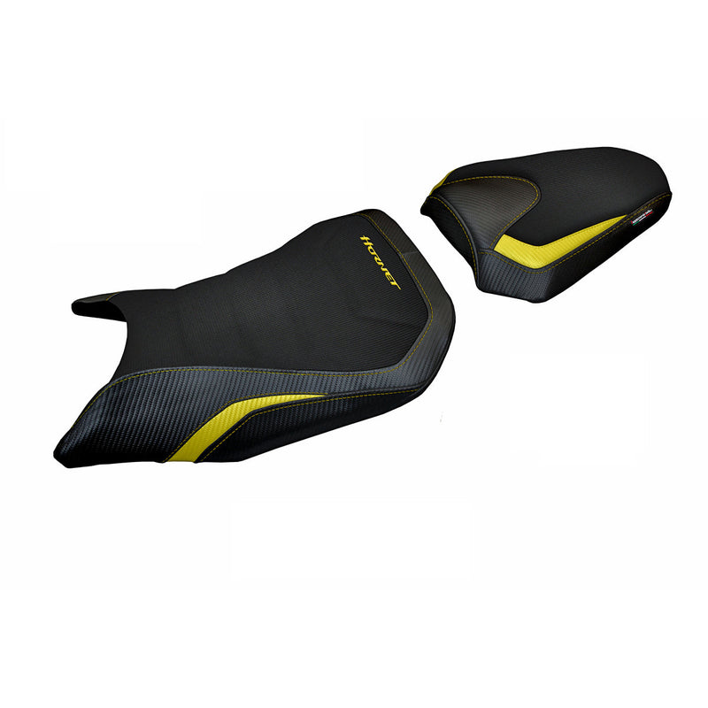 Honda CB750 Hornet 2023-2024 Seat Cover Tappezzeria Italia in Yellow and Black