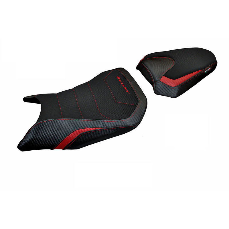 Honda CB750 Hornet 2023-2024 Seat Cover Tappezzeria Italia Comfort in Red and Black