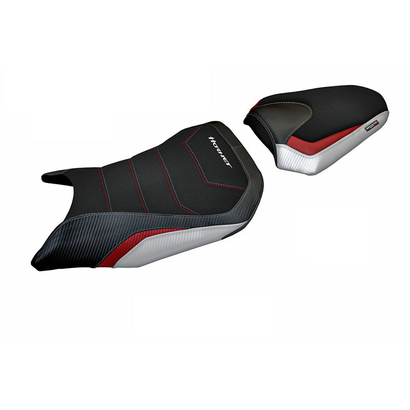 Honda CB750 Hornet 2023-2024 Seat Cover Tappezzeria Italia Comfort in White, Red and Black