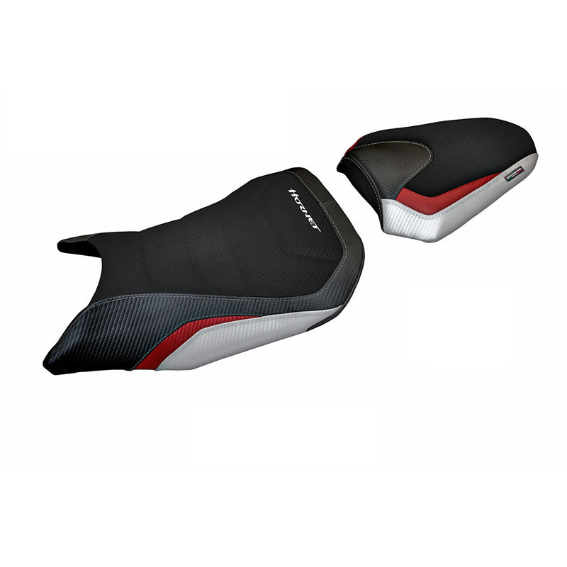 Honda CB750 Hornet 2023-2024 Seat Cover Tappezzeria Italia in White, Red and Black