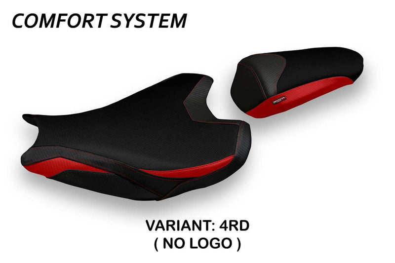 Honda CBR1000RR 2017-2024 Seat Cover Tappezzeria Italia Comfort in Red and Black