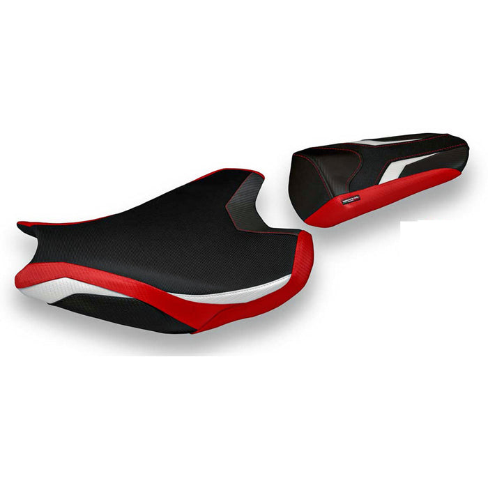 Honda CBR1000RR 2017-2024 Seat Cover Tappezzeria Italia in Red and White