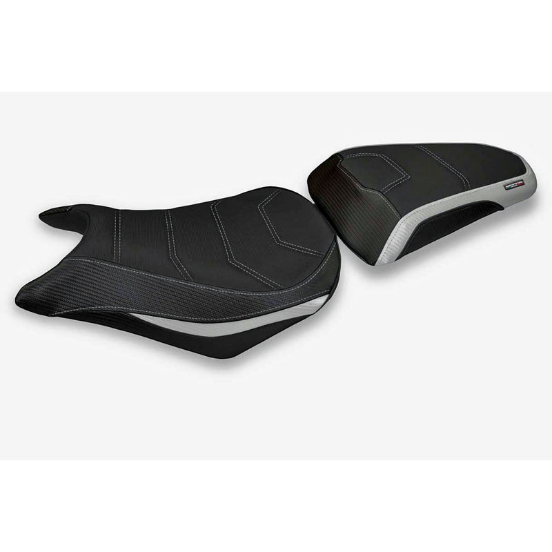 Honda CBR500R 2012-2016 Seat Cover Tappezzeria Italia Comfort in Silver and Black
