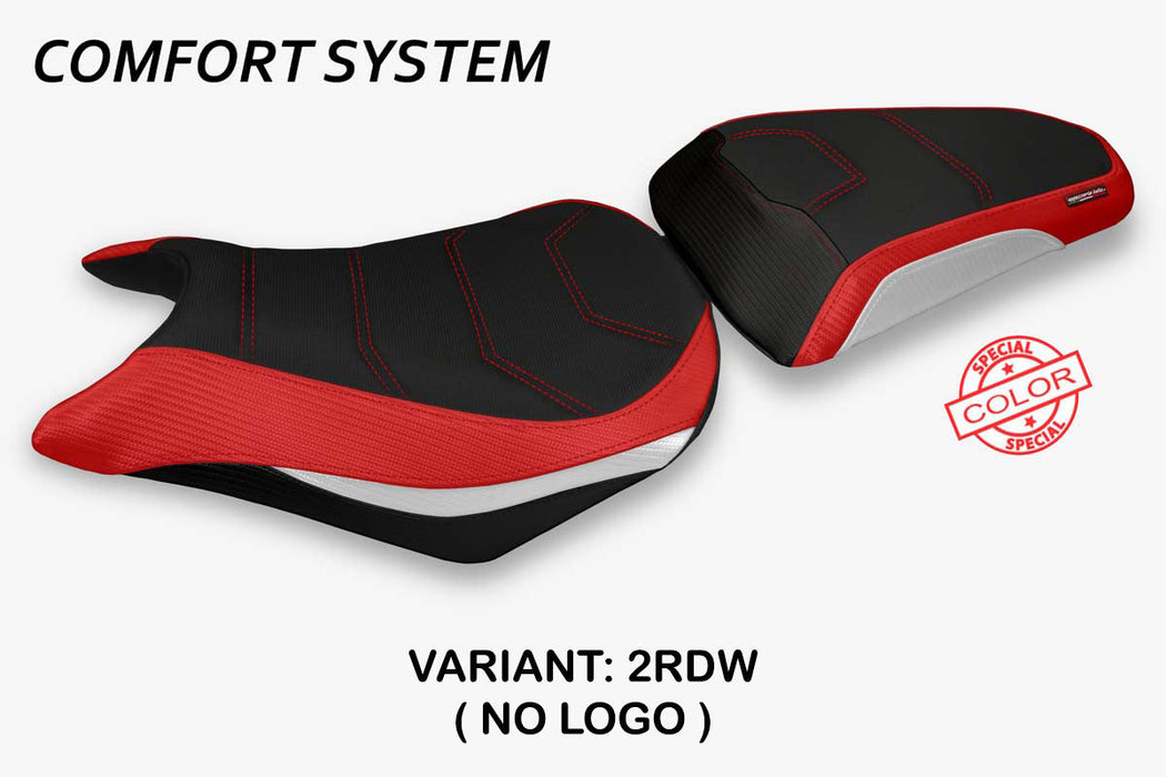 Honda CBR500R 2012-2016 Seat Cover Tappezzeria Italia Comfort in Red and White