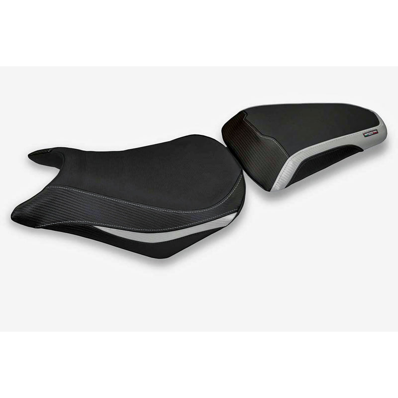 Honda CBR500R 2012-2016 Seat Cover Tappezzeria Italia in Silver and Black