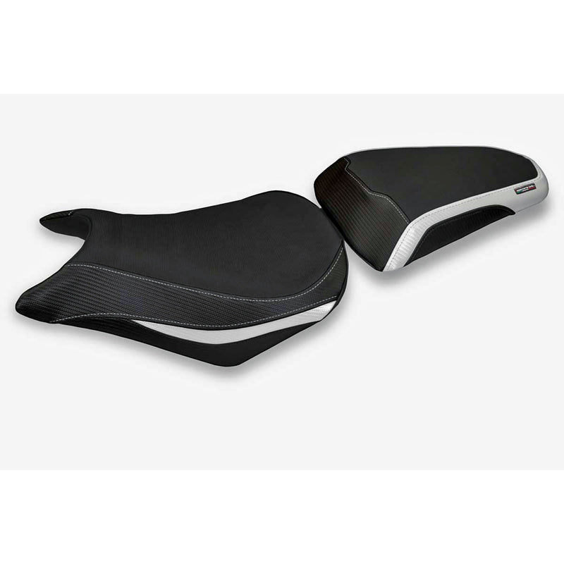 Honda CBR500R 2012-2016 Seat Cover Tappezzeria Italia in White and Black