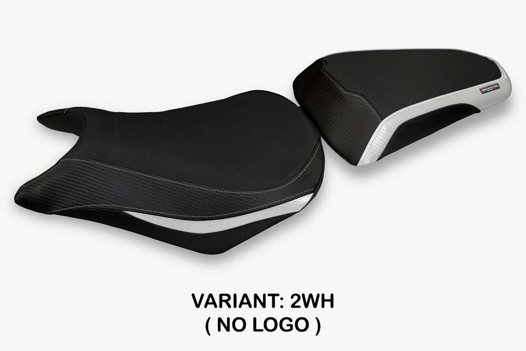 Honda CBR500R 2012-2016 Seat Cover Tappezzeria Italia in White and Black