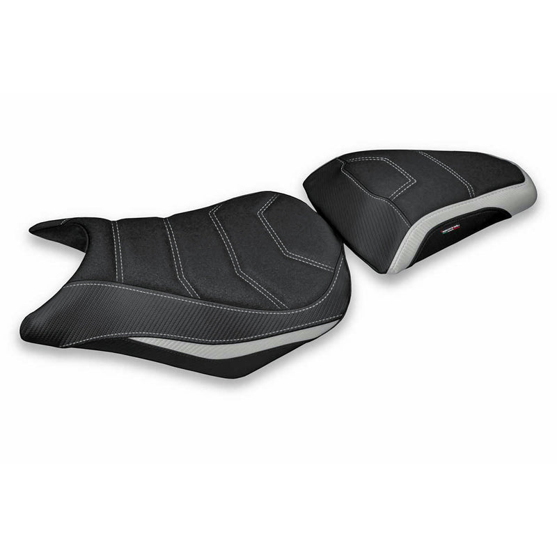 Honda CBR500R 2012-2016 Seat Cover Tappezzeria Italia Ultragrip in Silver