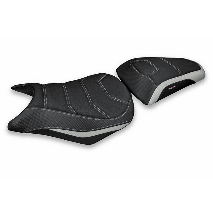 Honda CBR500R 2012-2016 Seat Cover Tappezzeria Italia Ultragrip in Silver