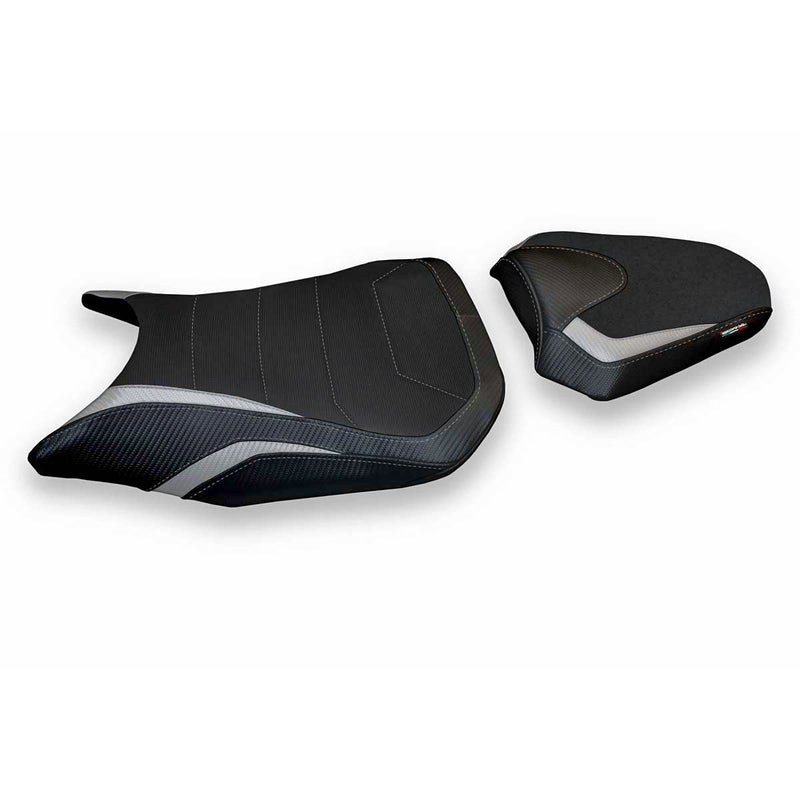Honda CBR500R 2017-2024 Seat Cover Tappezzeria Italia Comfort in Silver and Black