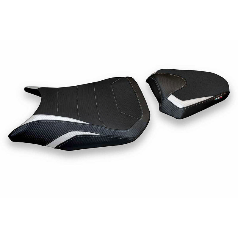 Honda CBR500R 2017-2024 Seat Cover Tappezzeria Italia Comfort in White and Black