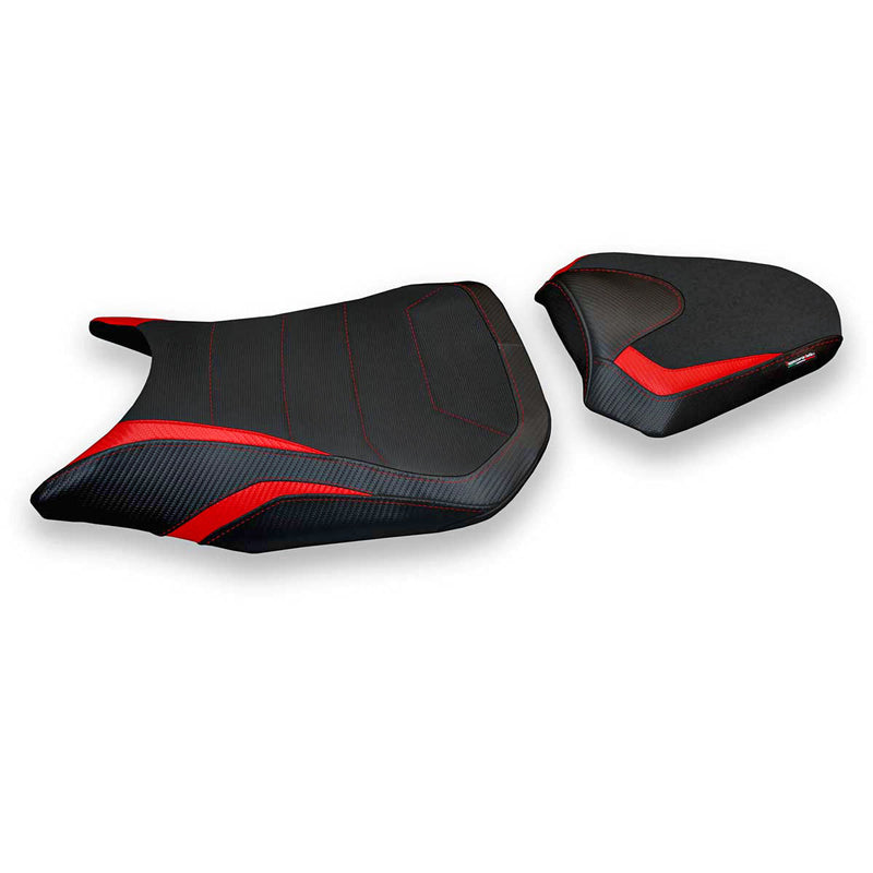 Honda CBR500R 2017-2024 Seat Cover Tappezzeria Italia Comfort in Red and Black