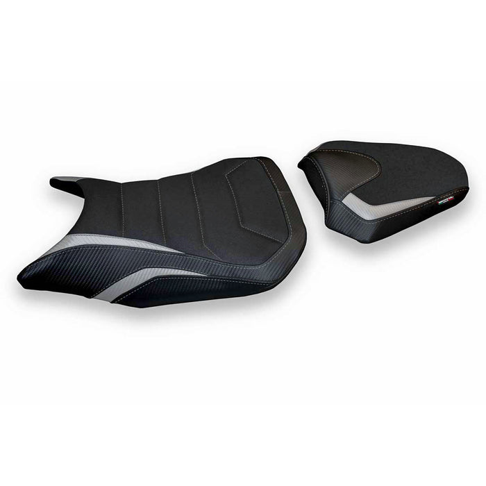 Honda CBR500R 2017-2024 Seat Cover Tappezzeria Italia Ultragrip in Silver