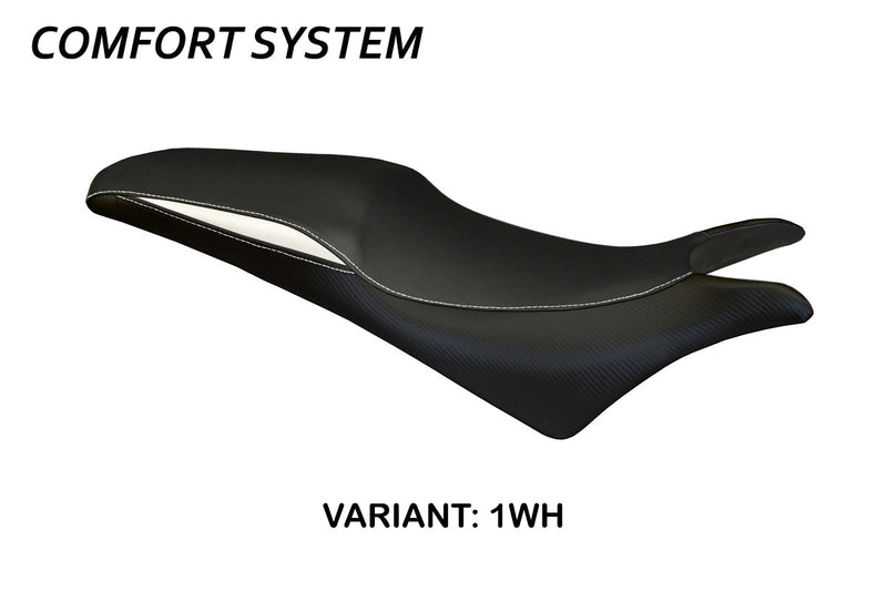 Honda CBR600F 2011-2013 Seat Cover Tappezzeria Italia Comfort in White and Black
