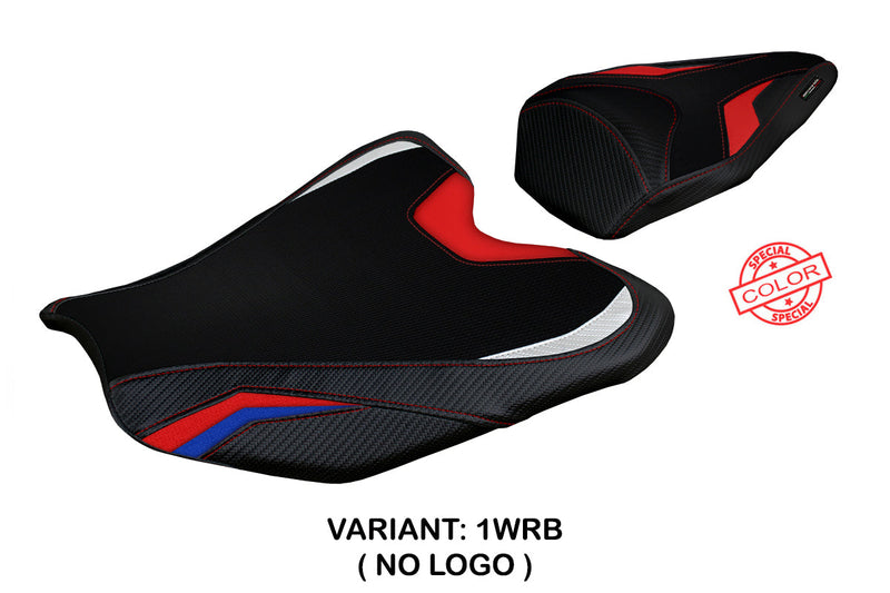 Honda CBR1000RR-R Fireblade 2020-2024 Seat Cover Tappezzeria Italia in White Red Blue