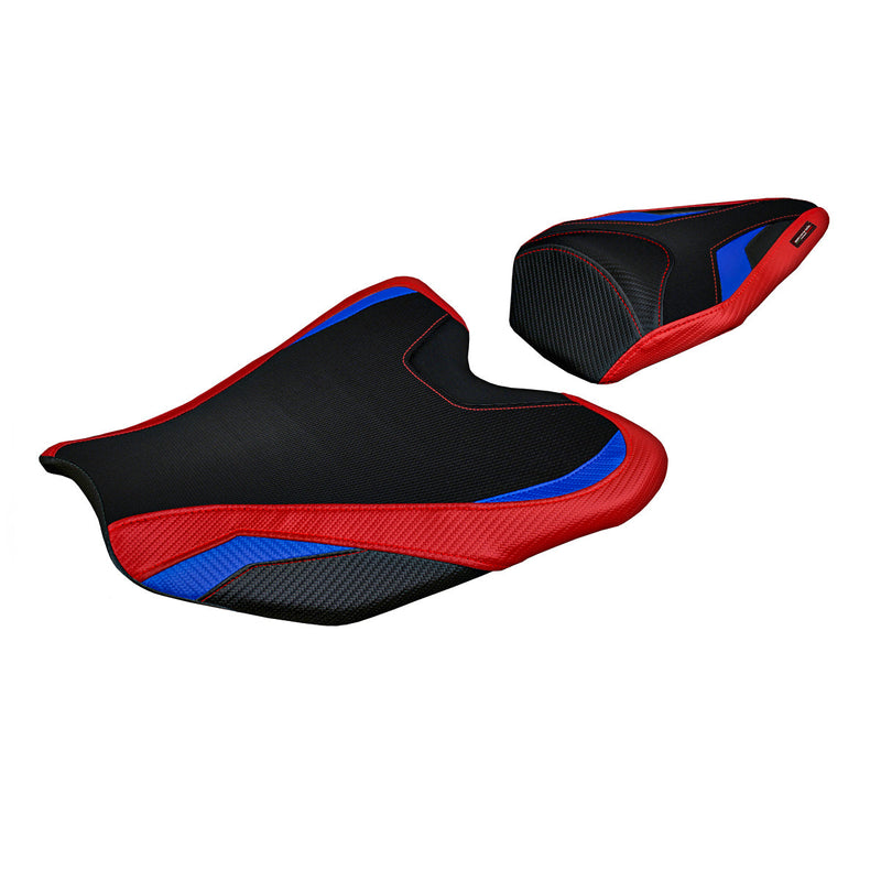 Honda CBR1000RR-R Fireblade 2020-2024 Seat Cover Tappezzeria Italia in Red and Blue
