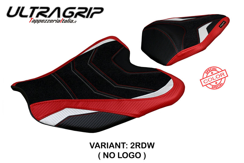 Honda CBR1000RR-R Fireblade 2020-2024 Seat Cover Tappezzeria Italia Ultragrip in Red and White
