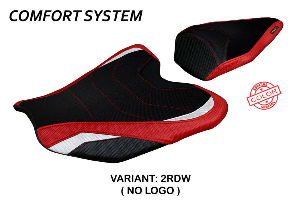 Honda CBR1000RR-R Fireblade 2020-2024 Seat Cover Tappezzeria Italia Comfort in Red and White