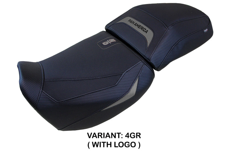 Harley Davidson Pan America 2021-2024 Seat Cover Tappezzeria Italia in Grey and Black
