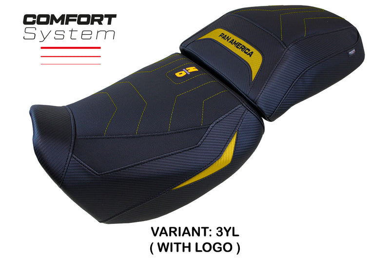 Harley Davidson Pan America 2021-2024 Seat Cover Tappezzeria Italia Comfort in Yellow