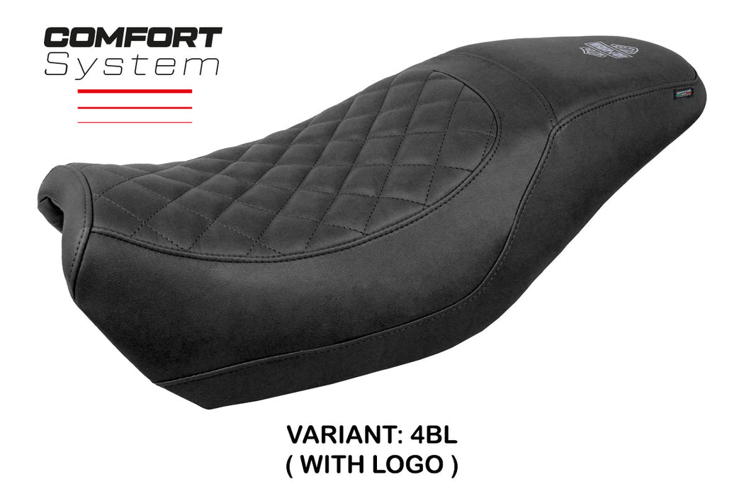 Harley Davidson Street 500 750 2016-2021 Seat Cover Tappezzeria Italia Comfort Black