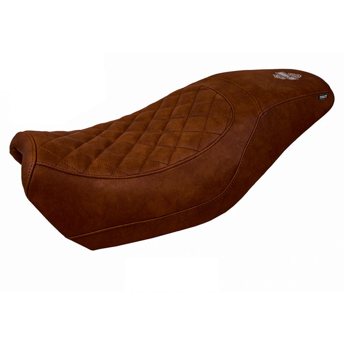 Harley Davidson Street 500 750 2016-2021 Seat Cover Tappezzeria Italia Comfort in Dark Brown