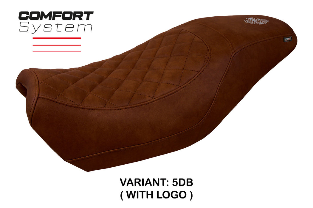 Harley Davidson Street 500 750 2016-2021 Seat Cover Tappezzeria Italia Comfort in Dark Brown