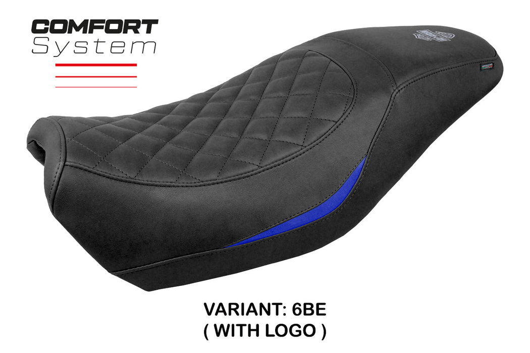 Harley Davidson Street 500 750 2016-2021 Seat Cover Tappezzeria Italia Comfort in Blue