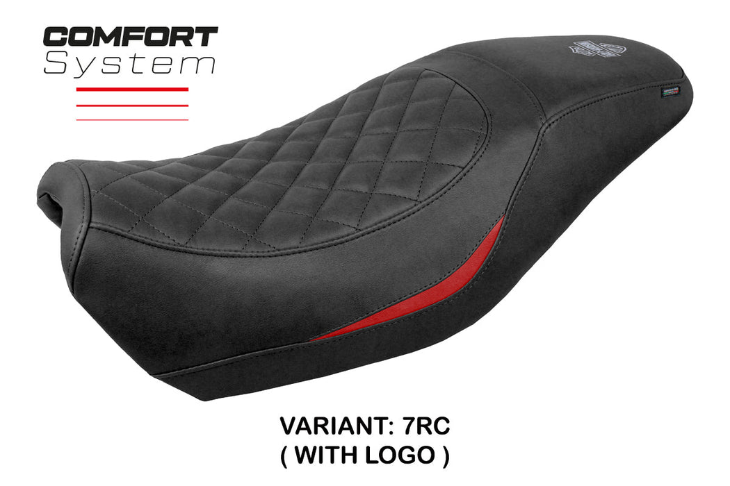 Harley Davidson Street 500 750 2016-2021 Seat Cover Tappezzeria Italia Comfort in Red