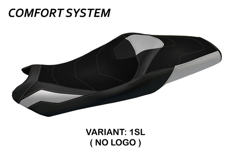 Honda Forza 750 2021-2024 Seat Cover Tappezzeria Italia Comfort in Silver and Black
