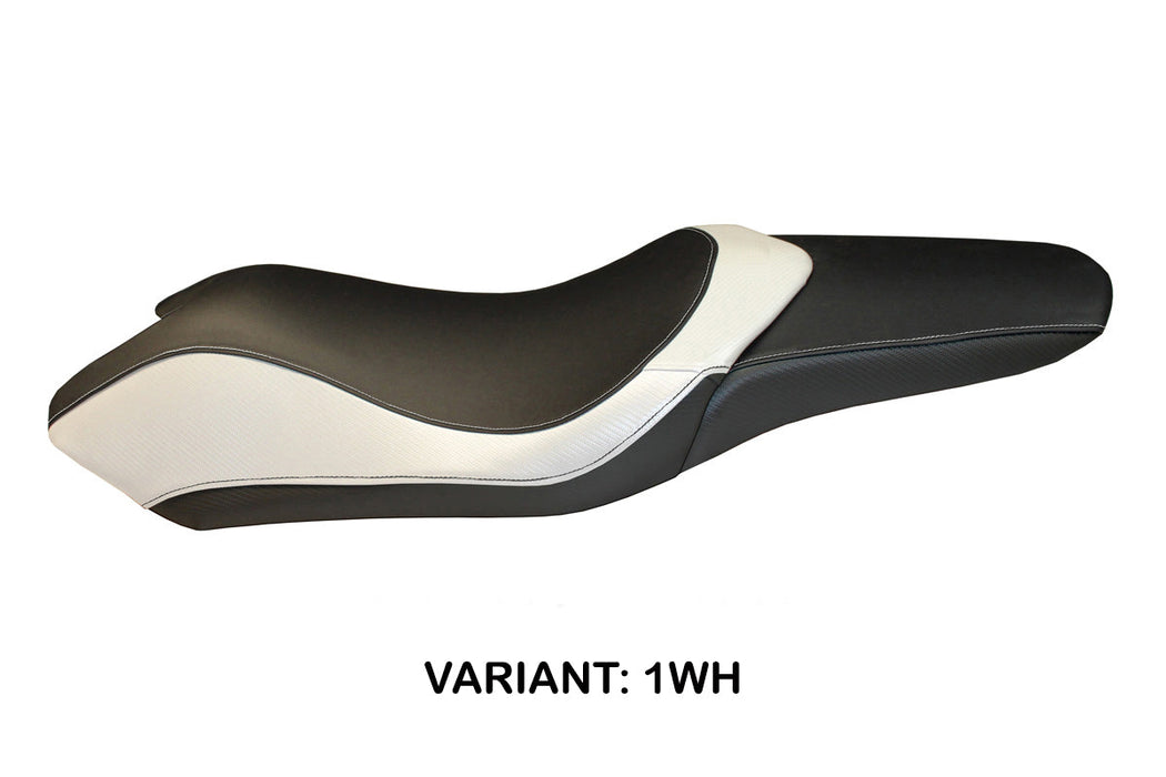 Honda Integra 700 2012-2013 Seat Cover Tappezzeria Italia in White and Black