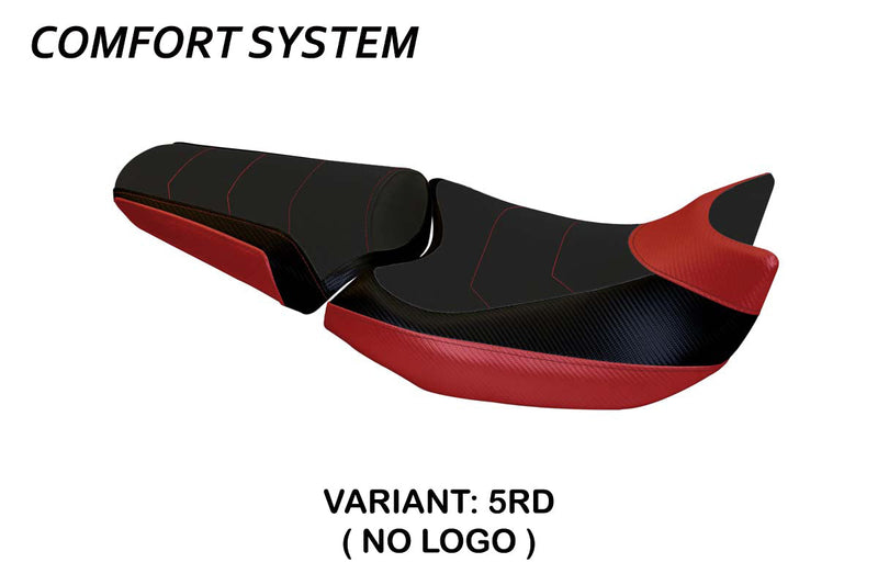 Honda NC700X 2012-2013 Seat Cover Tappezzeria Italia Comfort in Red and Black