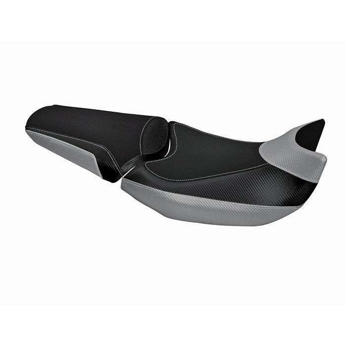 Honda NC750X 2014-2024 Seat Cover Tappezzeria Italia in Silver and Black