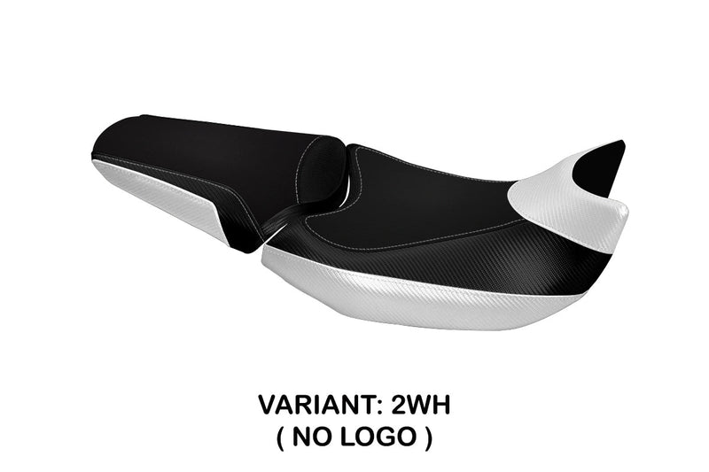 Honda NC750X 2014-2024 Seat Cover Tappezzeria Italia in White and Black