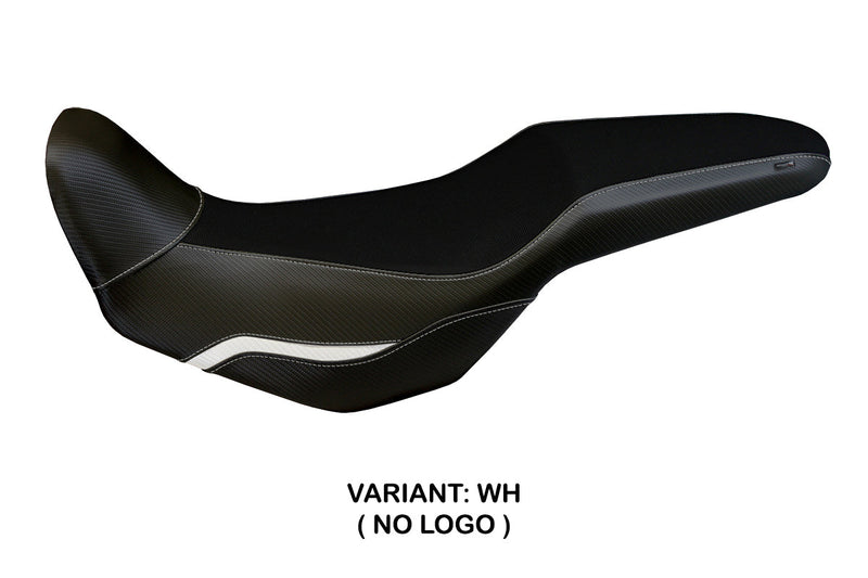 Honda NX500 2024 Seat Cover Tappezzeria Italia in White and Black
