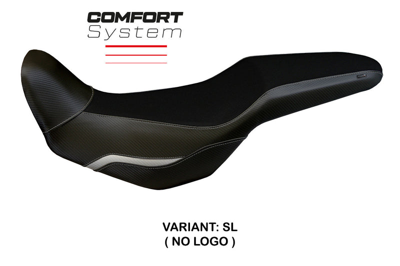 Honda NX500 2024 Seat Cover Tappezzeria Italia Comfort in Silver and Black