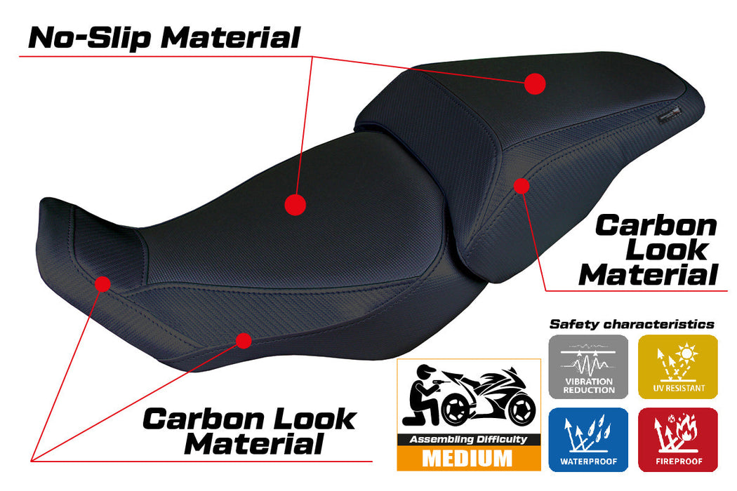 Honda CB300R 2018-2024 Seat Cover Tappezzeria Italia in Black