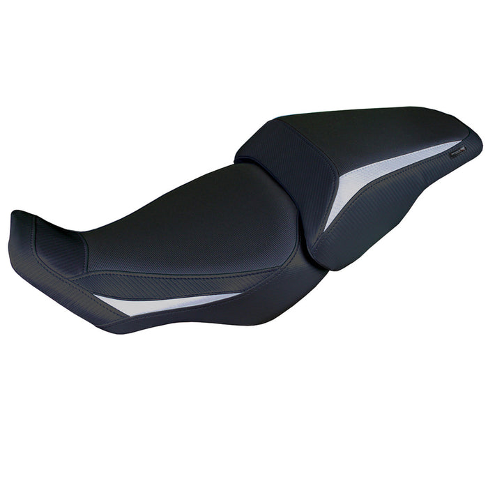 Honda CB300R 2018-2024 Seat Cover Tappezzeria Italia in Silver and Black