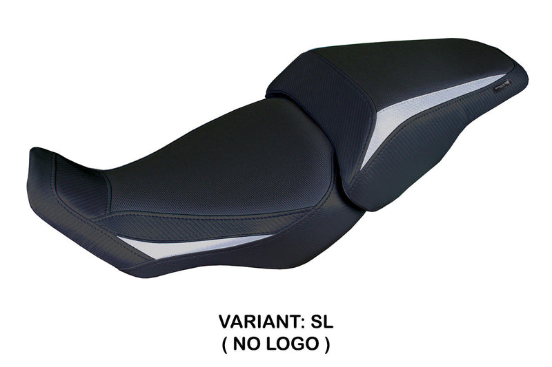 Honda CB300R 2018-2024 Seat Cover Tappezzeria Italia in Silver and Black