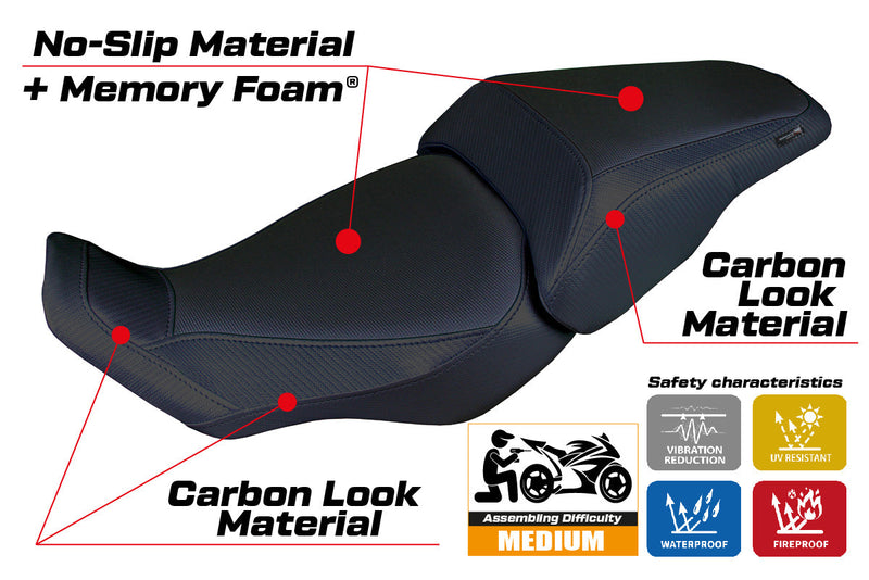Honda CB300R 2018-2024 Seat Cover Tappezzeria Italia Comfort in Black