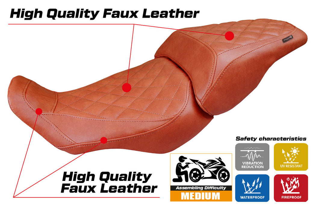 Honda CB300R 2018-2024 Seat Cover Tappezzeria Italia in Vintage Brick