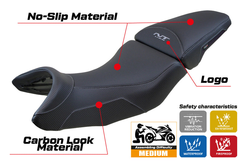 Honda NT1100 2021-2024 Seat Cover Tappezzeria Italia in Black