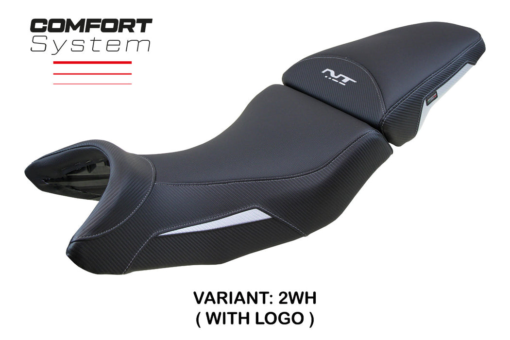 Honda NT1100 2021-2024 Seat Cover Tappezzeria Italia Comfort in White and Black