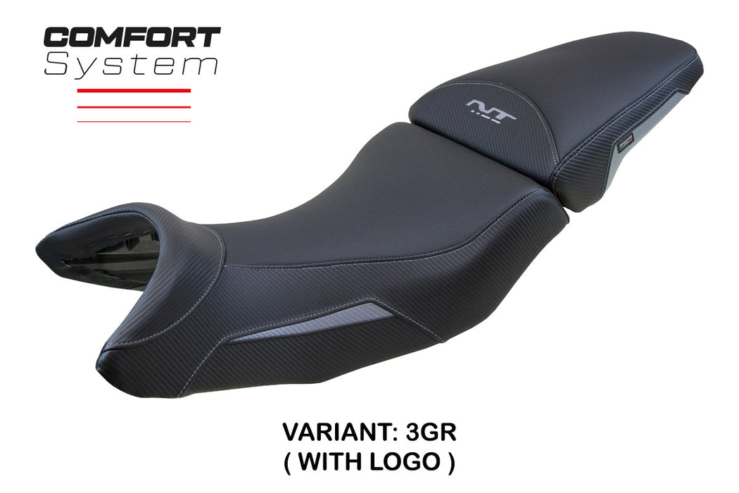 Honda NT1100 2021-2024 Seat Cover Tappezzeria Italia Comfort in Grey and Black