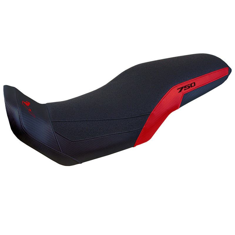 Honda Transalp XL 750 2023-2024 Seat Cover Tappezzeria Italia Ultragrip in Red and Black